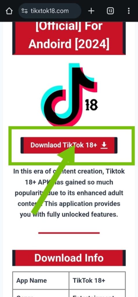 tiktok 18+