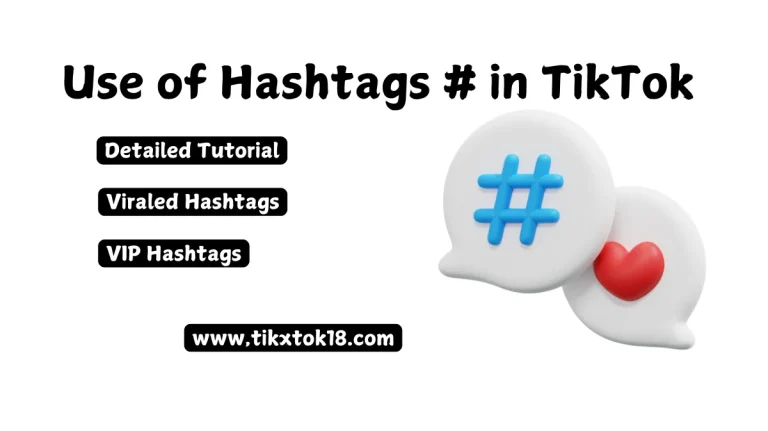 Hashtags on TikTok